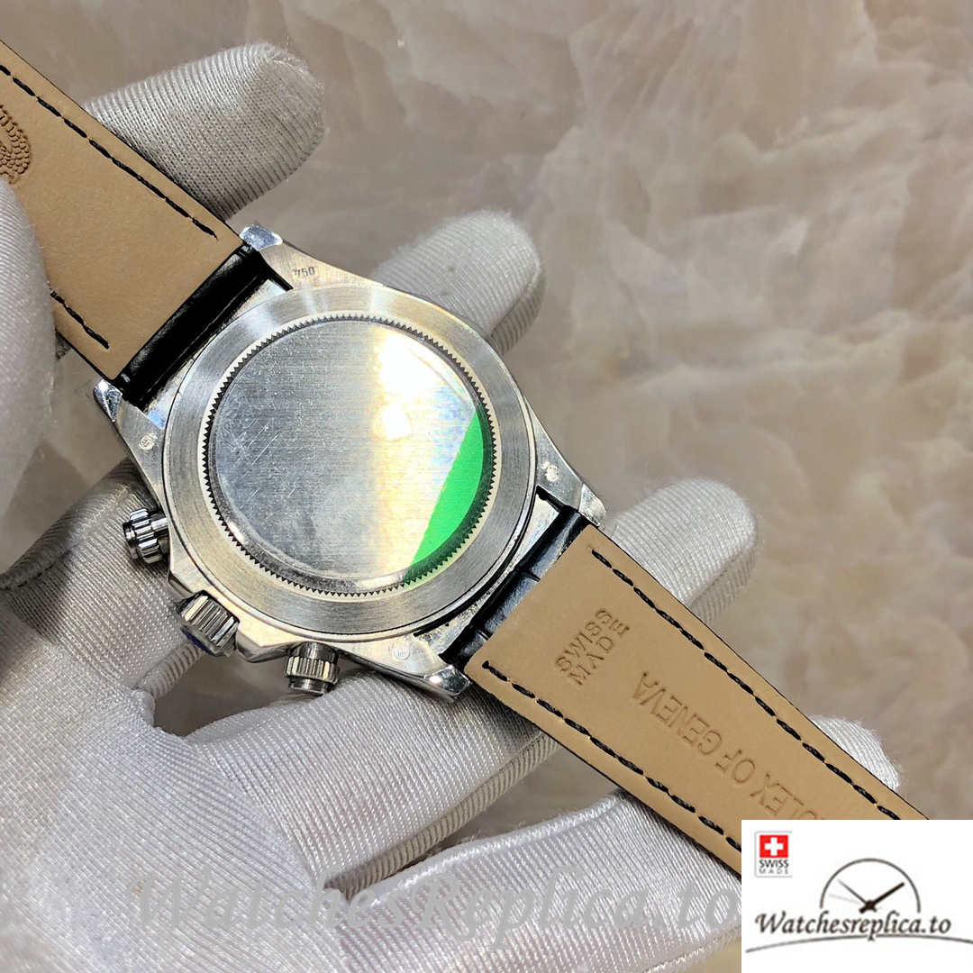 Swiss Rolex Daytona 116599 Replica Leather strap 40MM - WatchesReplica.is