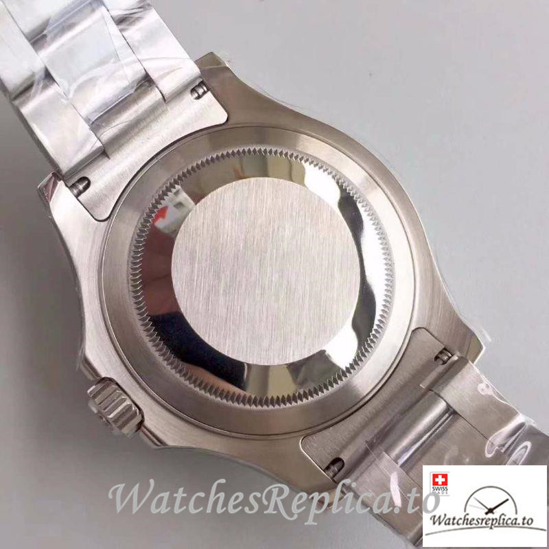 Swiss Rolex Yacht Master Replica 116622 001 Silver Strap 40MM - WatchesReplica.is