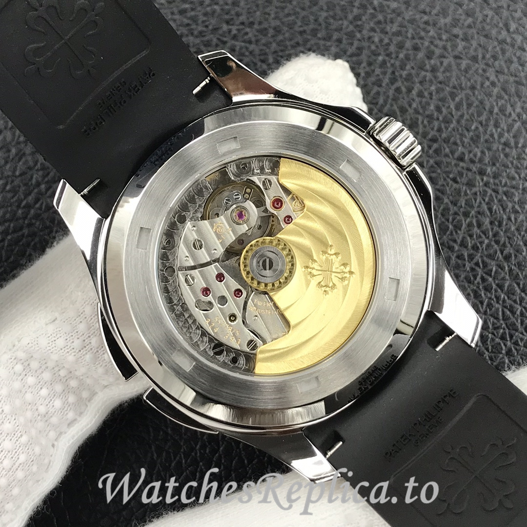 Patek Philippe Replica Aquanaut 5164A-001 Rubber strap 40.8MM - WatchesReplica.is