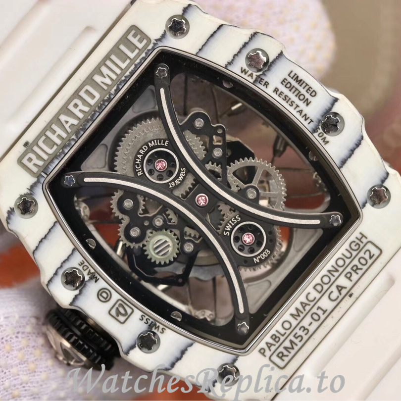 Richard Mille Replica RM53-01 Rubber strap 50MM - WatchesReplica.is