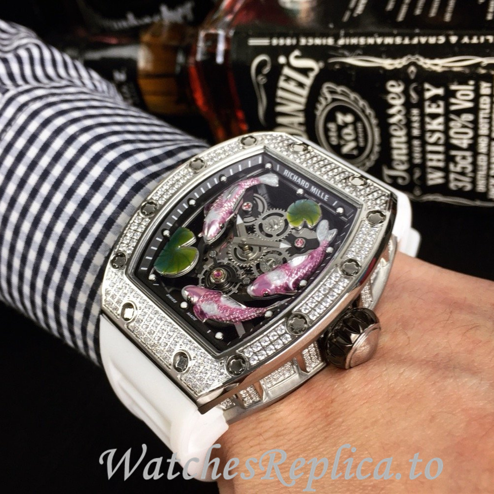 Richard Mille Replica RM57-01 Rubber strap 50MM - WatchesReplica.is