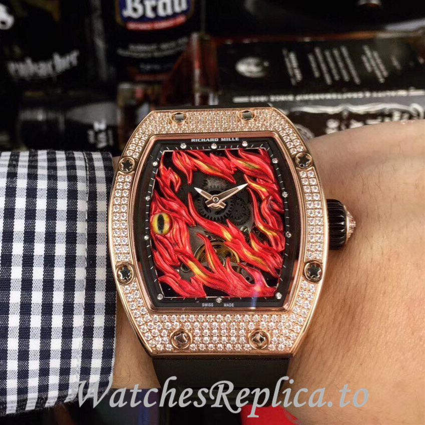 Richard Mille Replica RM23-02 Rubber strap 50MM - WatchesReplica.is