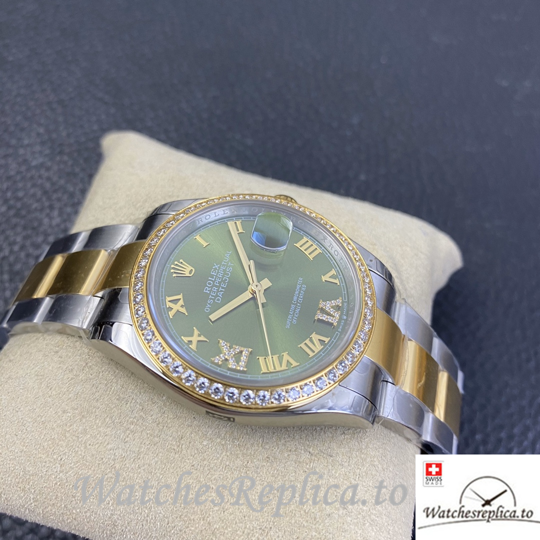 Swiss Rolex Datejust Replica 126233 Stainless steel strap 36MM - WatchesReplica.is