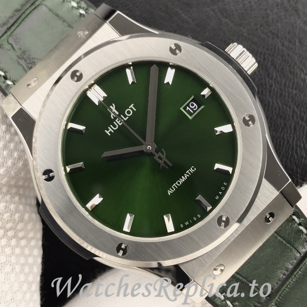 Hublot Replica Classic Fusion Series Leather strap 42MM - WatchesReplica.is