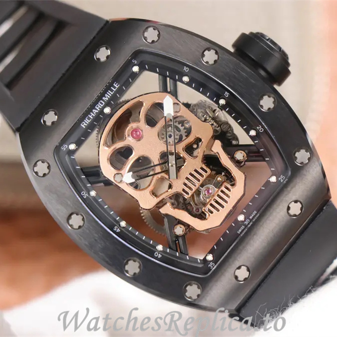 Richard Mille Replica RM52-01 Rubber strap 50MM - WatchesReplica.is