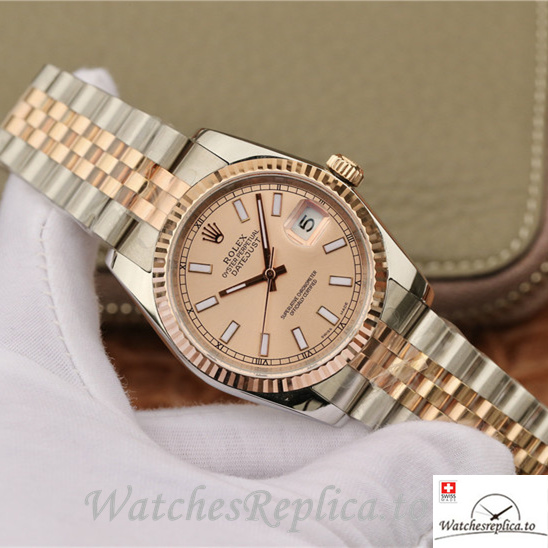 Swiss Rolex Datejust Replica 116231-0062 Stainless steel strap 36MM - WatchesReplica.is