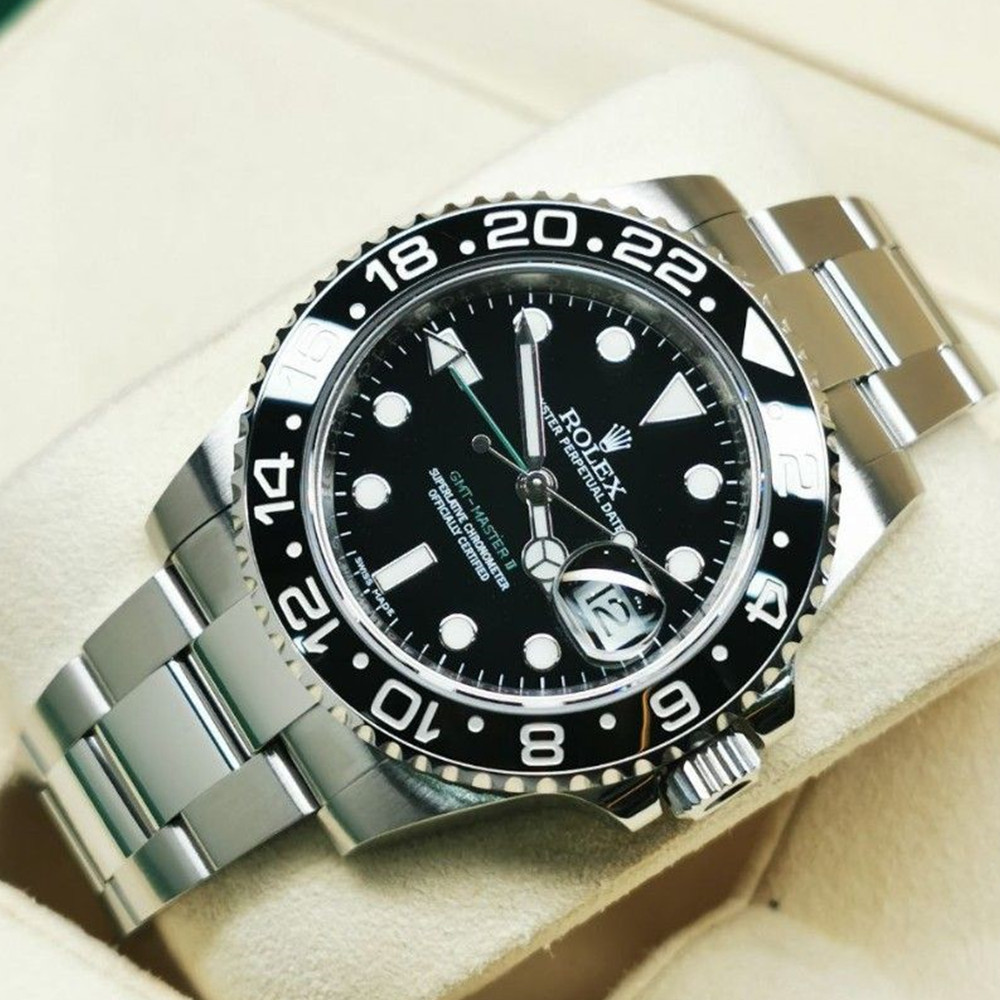 Rolex GMT Master II Black Dial 116710 LN - WatchesReplica.is