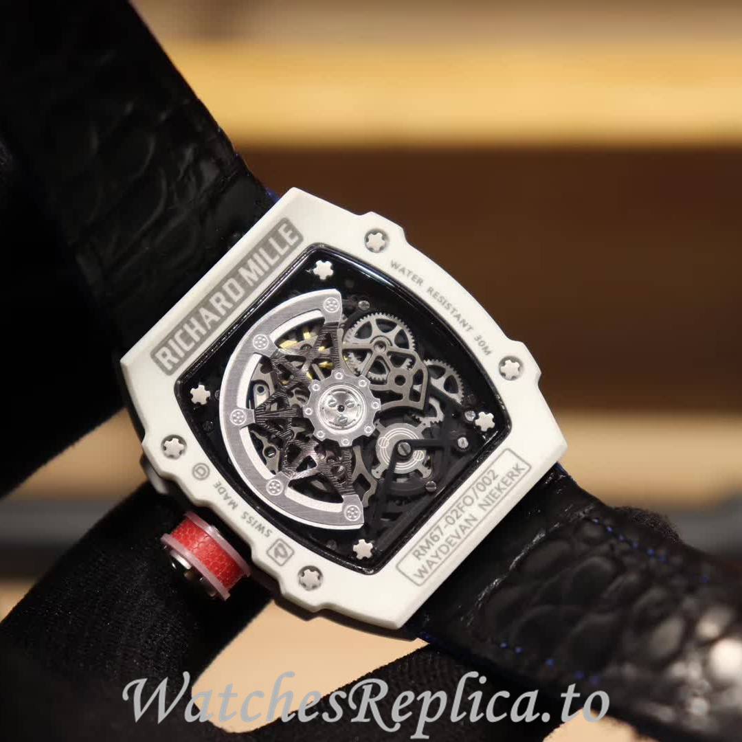 Richard Mille Replica RM67-02 Canvas strap 38.70x47.52MM - WatchesReplica.is