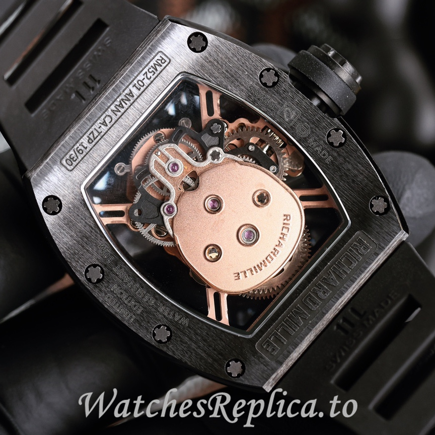 Richard Mille Replica RM052 Rubber strap 50MM - WatchesReplica.is