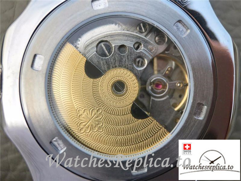 Swiss Patek Philippe Nautilus Moonphas Replica 5712/1A-001 Stainless Steel Bezel 40MM - WatchesReplica.is