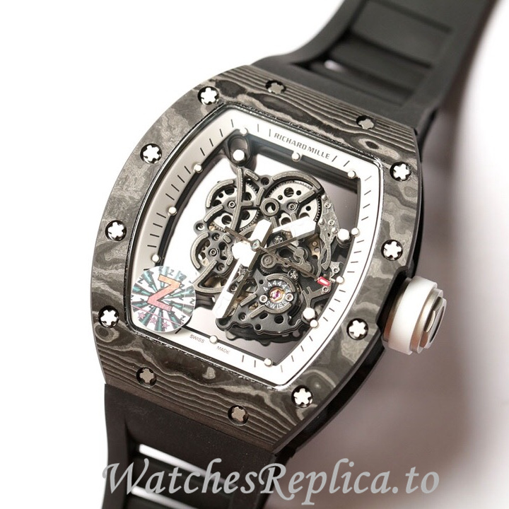 Richard Mille Replica RM055 Rubber strap 50MM - WatchesReplica.is