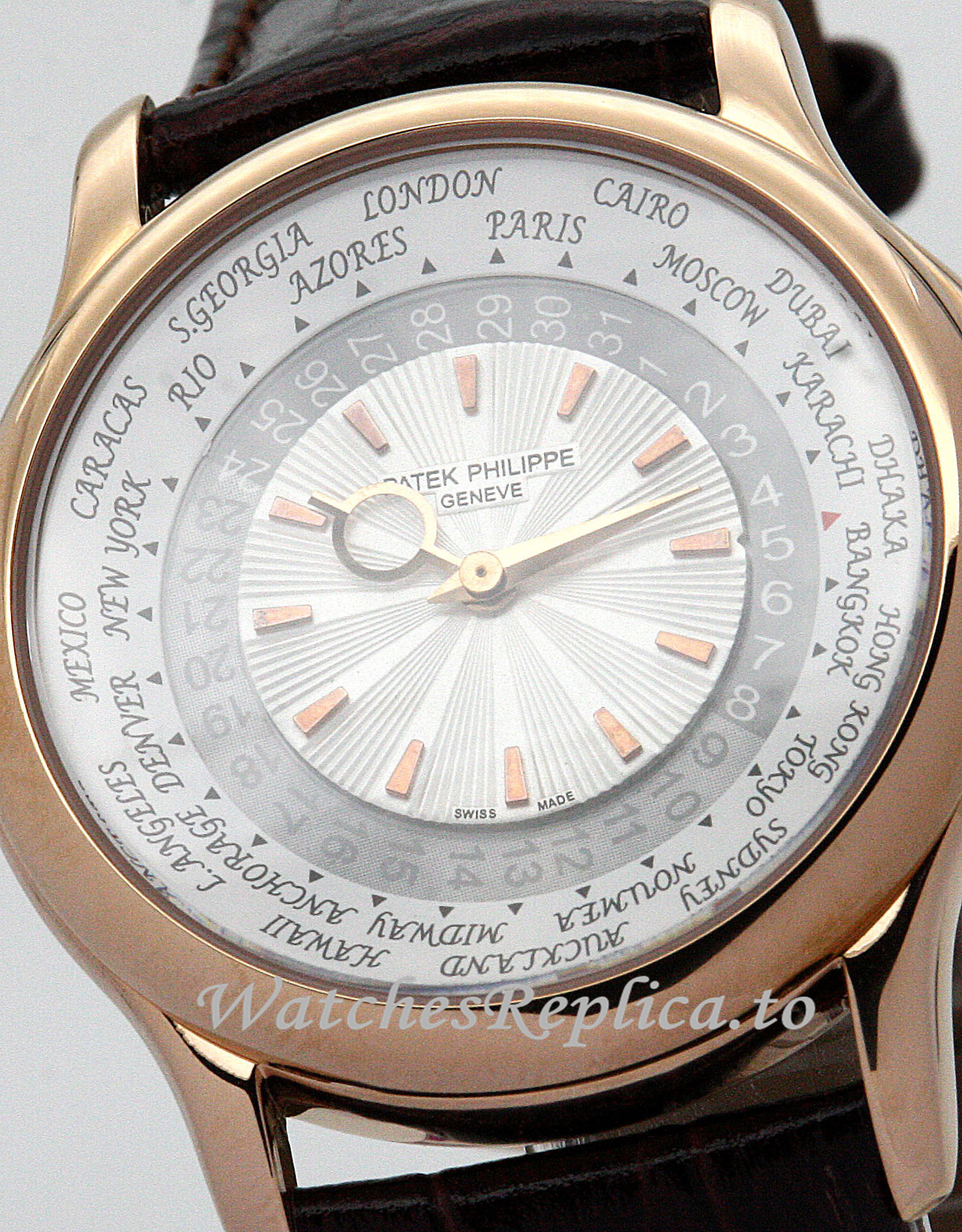 Patek Philippe Complicated Beige Dial 5130J 39 MM - WatchesReplica.is