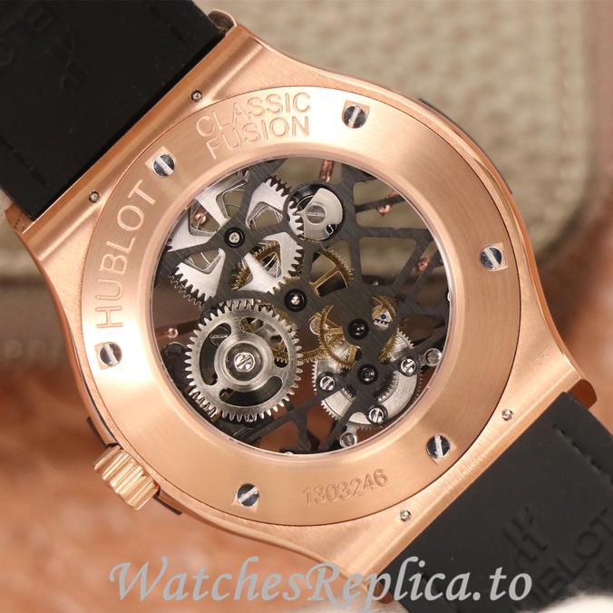 Hublot Replica Classic Fusion Series Leather strap 45MM - WatchesReplica.is