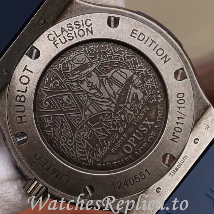 Hublot Replica Classic Fusion Series Leather strap 45MM - WatchesReplica.is