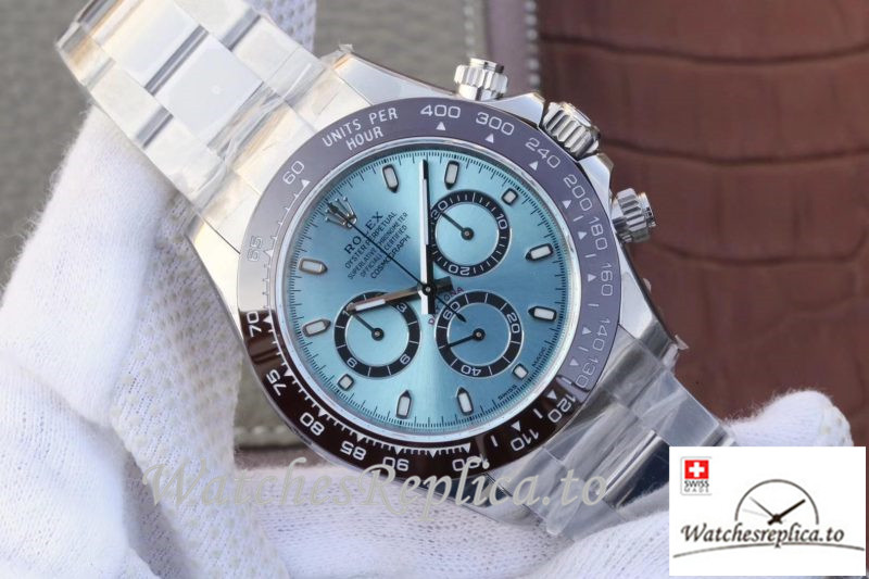 Swiss Rolex Daytona Cosmograph Replica 116506 Silver Strap 40MM - WatchesReplica.is