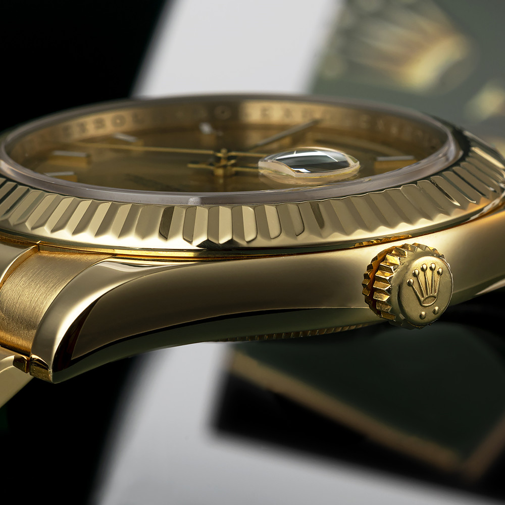 Rolex Day-Date II Champagne Dial 218238 - WatchesReplica.is