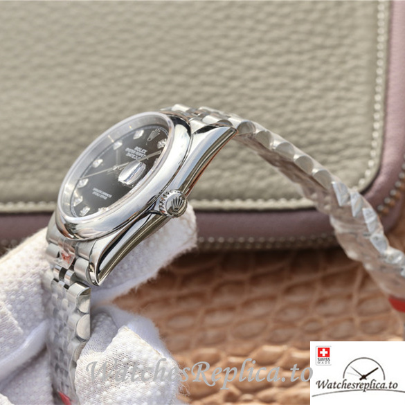 Swiss Rolex Datejust Replica 116200 Stainless steel strap 36MM - WatchesReplica.is