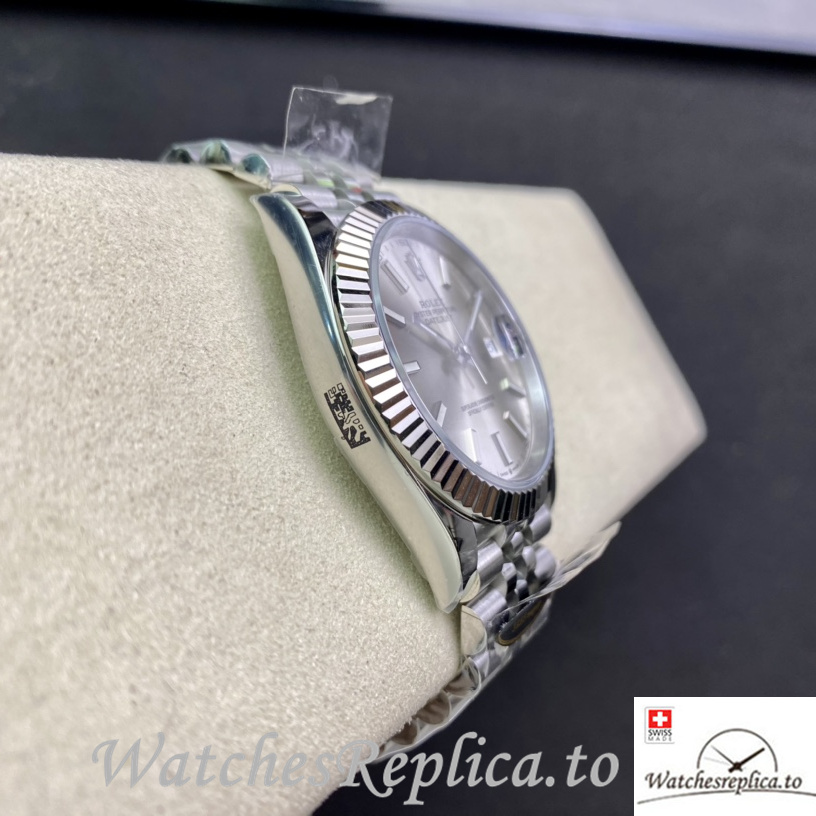 Swiss Rolex Datejust 126334 Replica Stainless steel strap 41MM - WatchesReplica.is