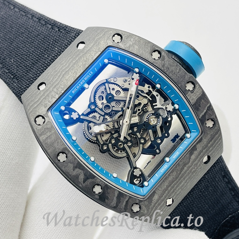Richard Mille Replica RM055 Canvas strap 50MM - WatchesReplica.is