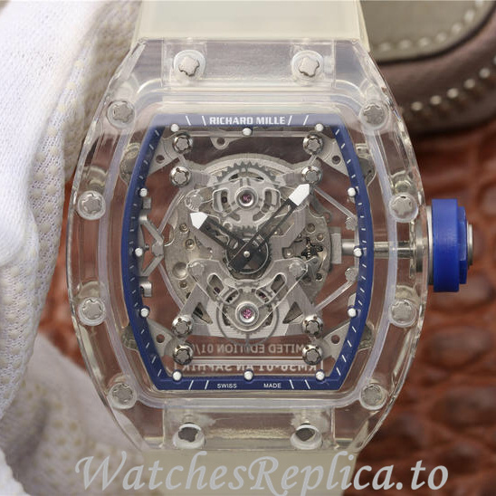 Richard Mille Replica RM56-01 Rubber strap 50MM - WatchesReplica.is
