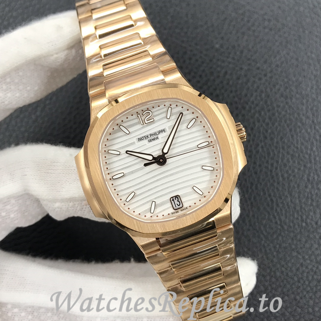 Patek Philippe Replica Nautilus 7118 Stainless steel strap 34MM - WatchesReplica.is