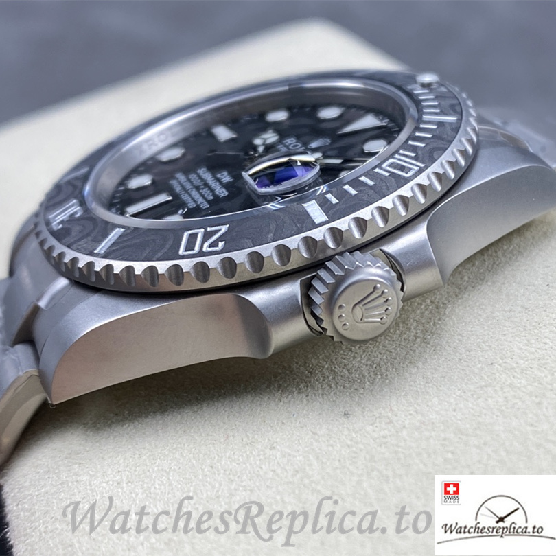 Swiss Rolex Submariner Replica Stainless steel strap 40MM Grey Dial - WatchesReplica.is
