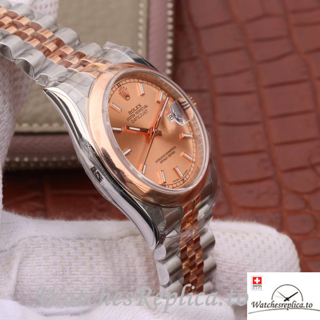 Swiss Rolex Datejust Replica 126201 Stainless steel strap 36MM - WatchesReplica.is