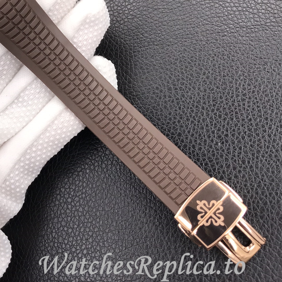 Patek Philippe Replica Aquanaut 5167 Rubber strap 40MM - WatchesReplica.is