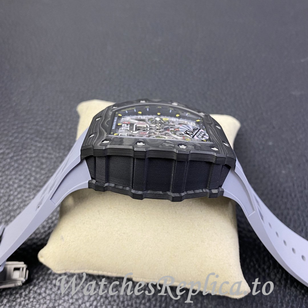 Richard Mille Replica RM-011 Rubber strap 50MM - WatchesReplica.is