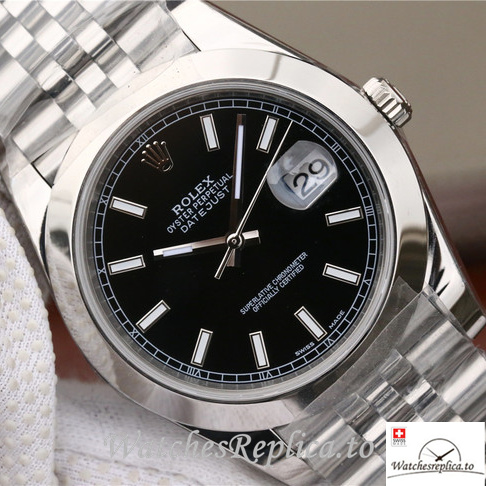 Swiss Rolex Datejust 116200-0099 Stainless steel strap 41MM - WatchesReplica.is