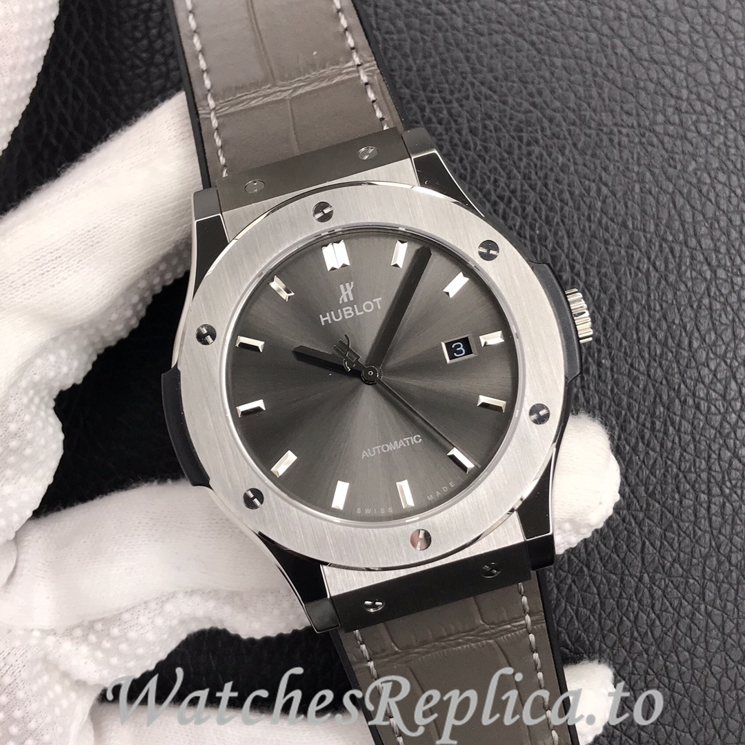 Hublot Replica Classic Fusion Series Leather strap 45MM - WatchesReplica.is
