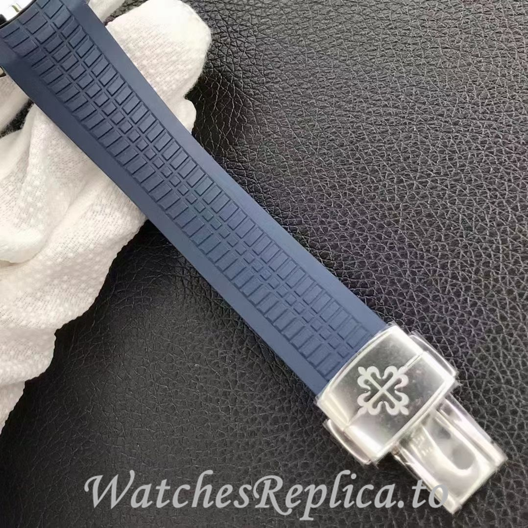 Patek Philippe Replica Aquanaut 5168G Rubber strap 40MM - WatchesReplica.is