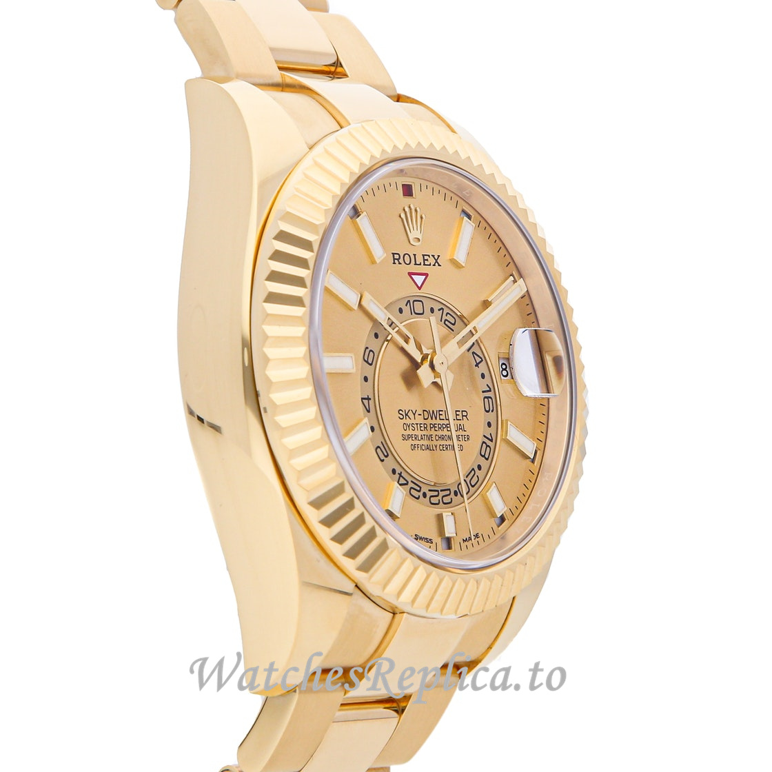 Replica Rolex Sky Dweller 326938 0003 42MM Mens Watch - WatchesReplica.is