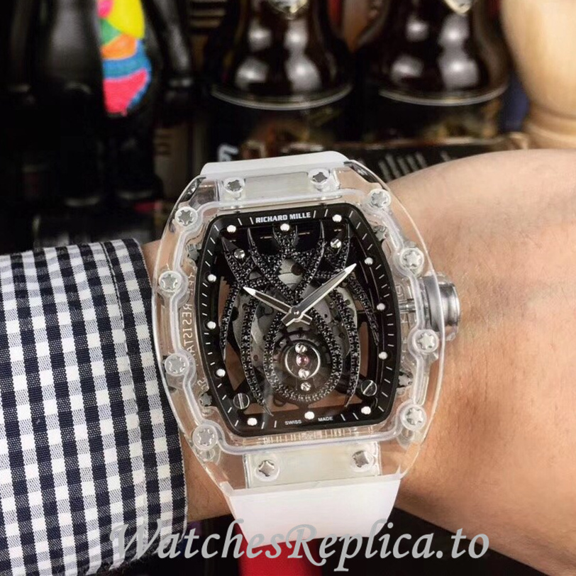 Richard Mille Replica RM052 Rubber strap 50MM - WatchesReplica.is