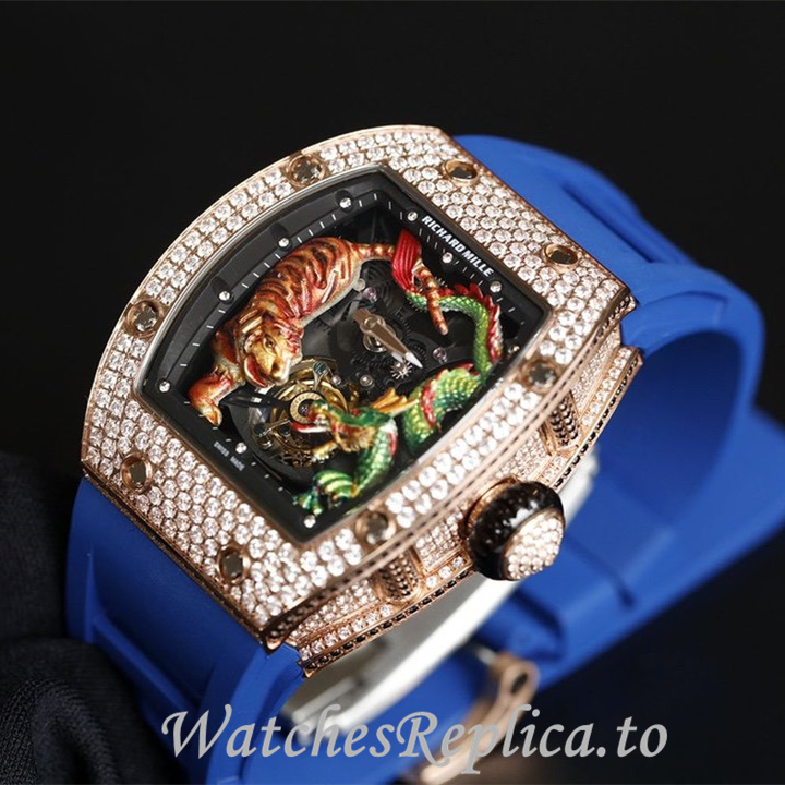 Richard Mille Replica RM51-01 Rubber strap 50MM - WatchesReplica.is