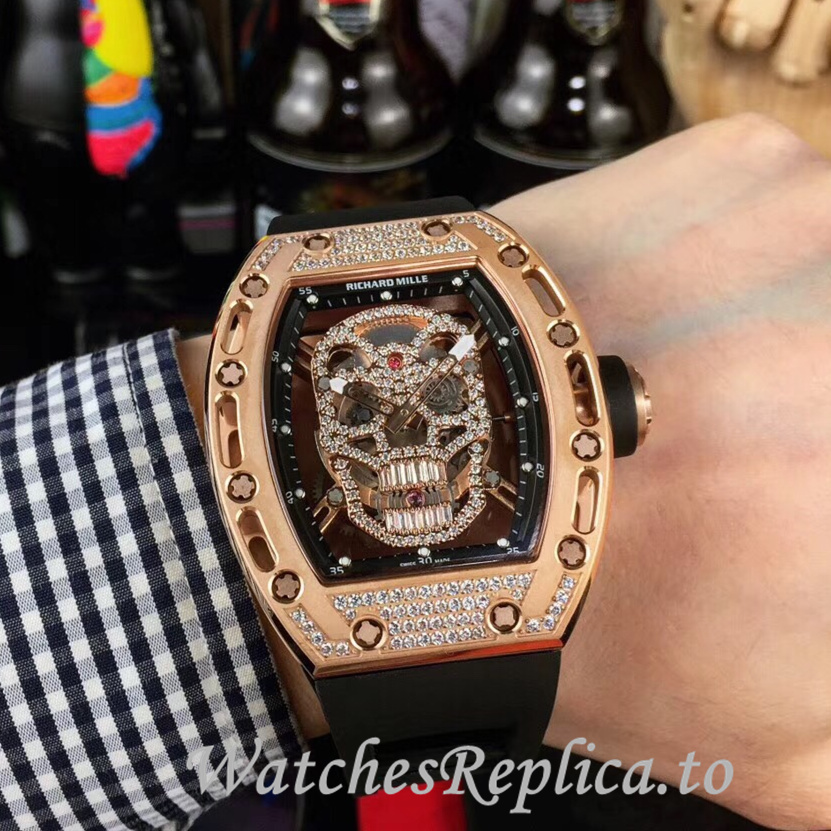 Richard Mille Replica RM052 Rubber strap 50MM - WatchesReplica.is