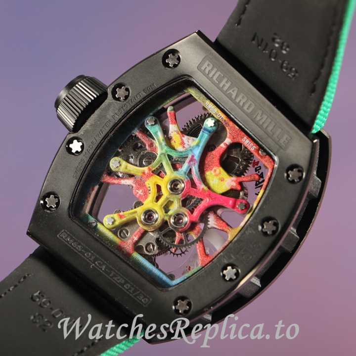 Richard Mille Replica RM68-01 Canvas strap 51MM - WatchesReplica.is