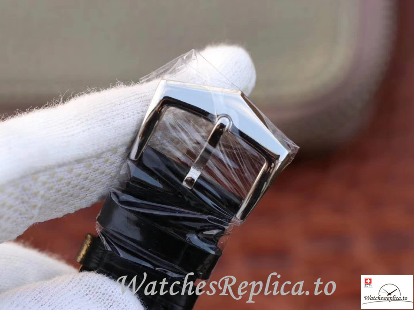 Swiss Patek Philippe Complications Annual Calendar Replica 5205G-001 Black Strap 40MM - WatchesReplica.is