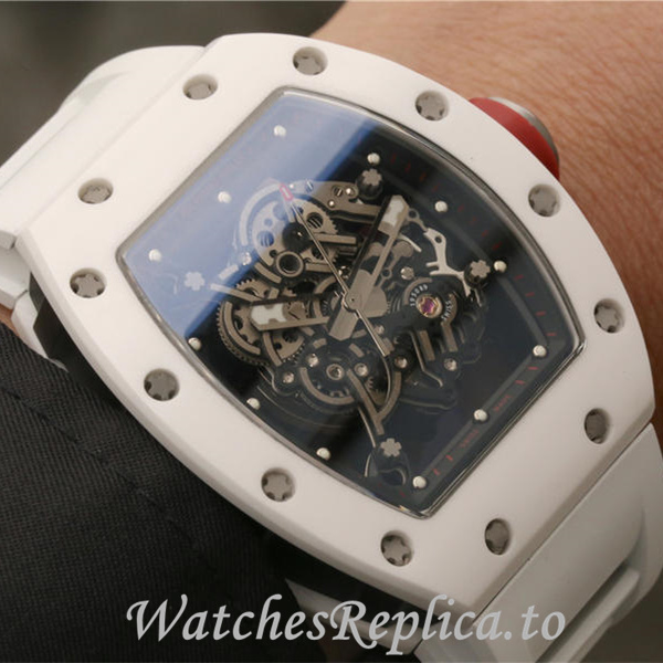 Richard Mille Replica RM055 Rubber strap 50MM - WatchesReplica.is
