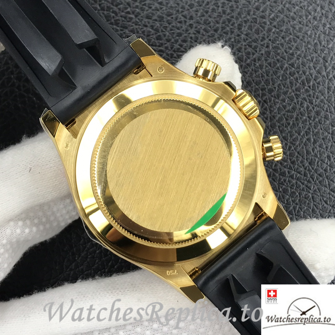 Swiss Rolex Daytona Replica 116518LN Rubber strap 40MM - WatchesReplica.is