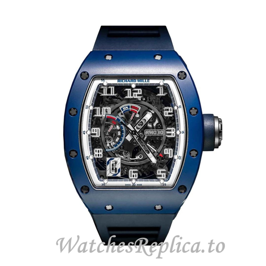 Richard Mille Replica RM030 Rubber strap 50MM - WatchesReplica.is