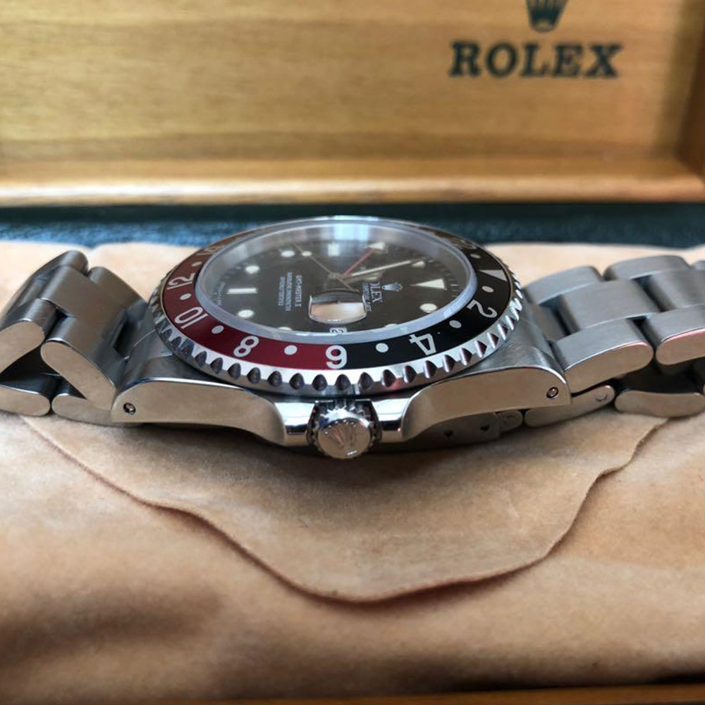 Rolex GMT Master Black Dial II 16710 - WatchesReplica.is