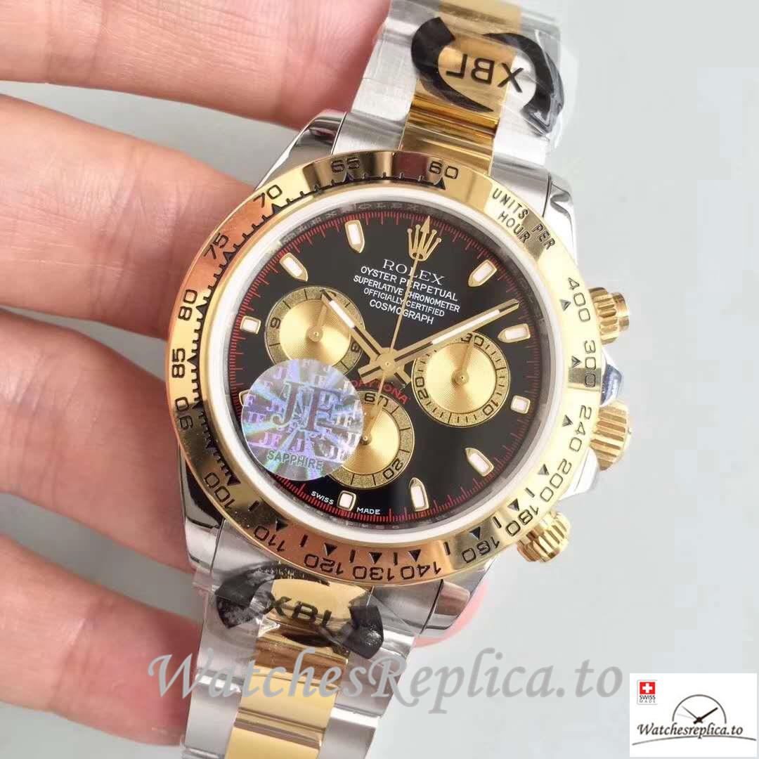 Swiss Rolex Daytona Cosmograph Replica 116503 001 Ceramic Bezel 40MM - WatchesReplica.is