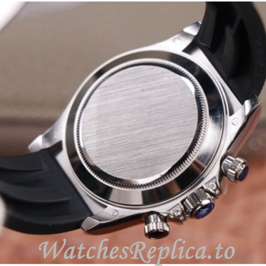 Swiss Rolex Daytona Replica 116598RBOW Rubber strap 40MM - WatchesReplica.is
