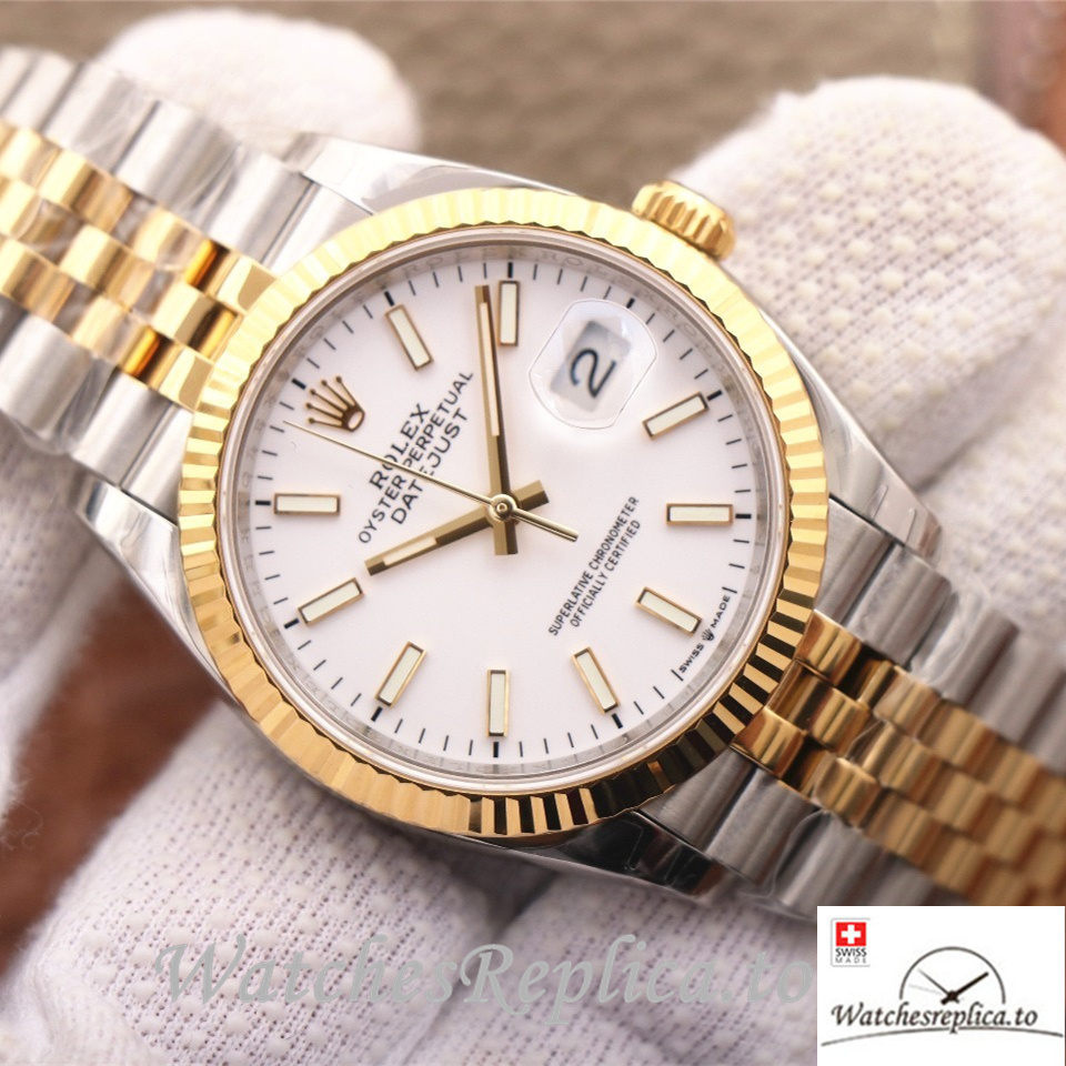 Swiss Rolex Datejust Replica 126233 Stainless steel strap 36MM - WatchesReplica.is