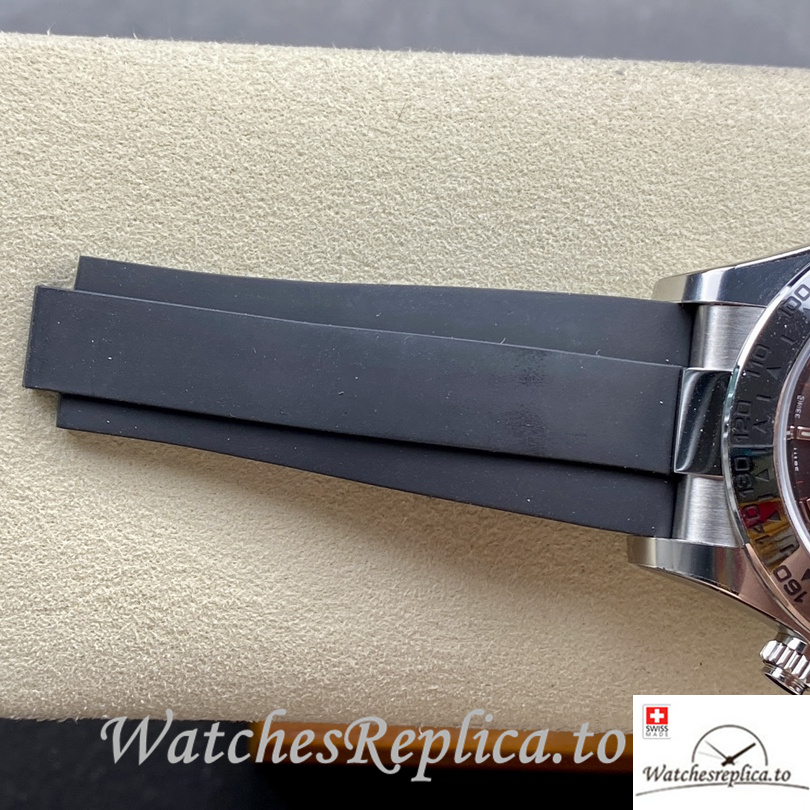 Swiss Rolex Daytona Replica Rubber strap 40MM Number Mareks - WatchesReplica.is
