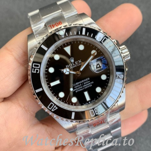 Swiss Rolex Submariner Replica 126610LN Stainless steel strap 41MM - WatchesReplica.is
