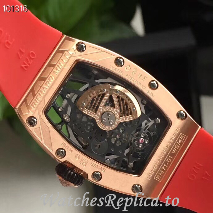 Richard Mille Replica RM71-01 Rubber strap 52.20x34.40MM - WatchesReplica.is
