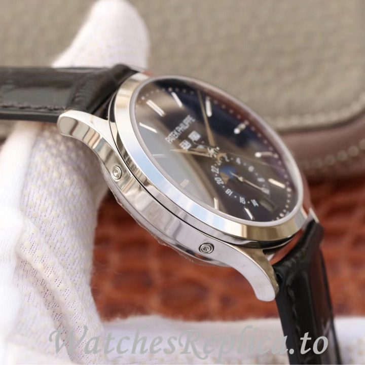 Patek Philippe Replica Complications 5396 Leather strap 38.5MM - WatchesReplica.is