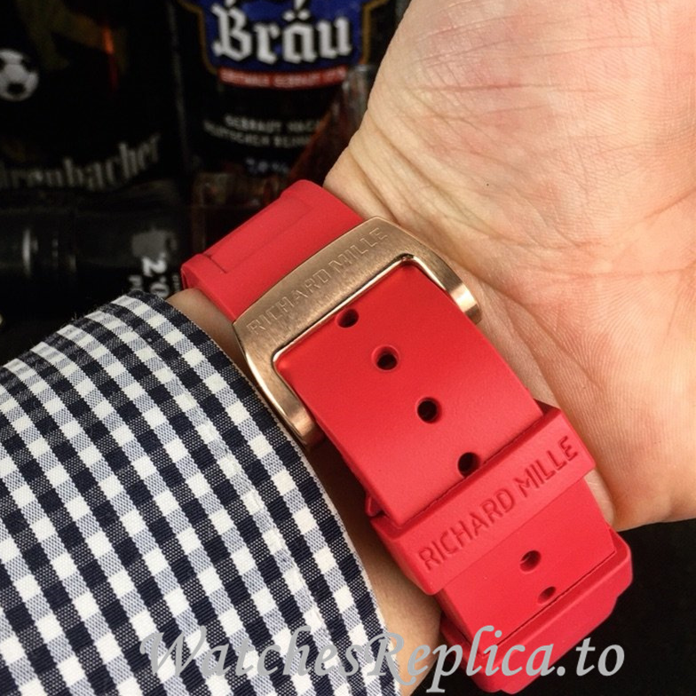 Richard Mille Replica RM57-01 Rubber strap 50MM - WatchesReplica.is